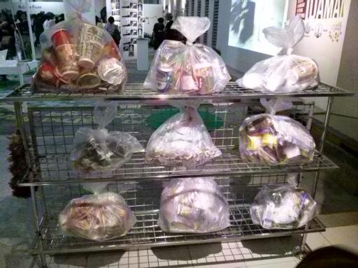 Ini sampah yang berhasil dikumpulkan Trash Squad di beberapa 7 Eleven